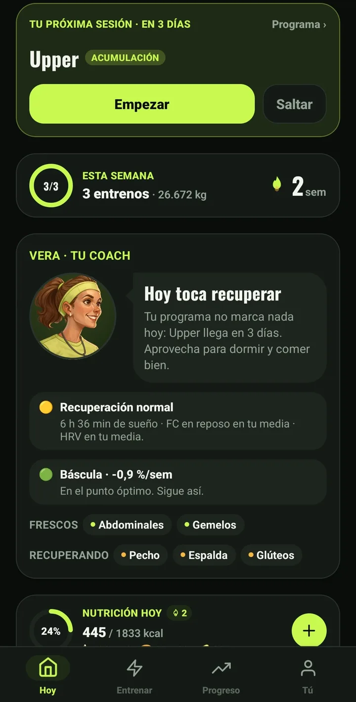 Un entrenador que te lee.